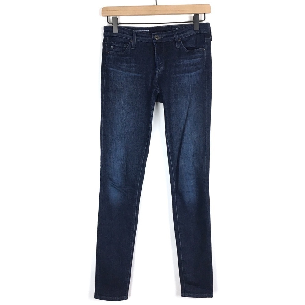 AG Adriano Goldschmied Jeans Legging Ankle Super Skinny Dark Stretch Denim 25R - Picture 11 of 11